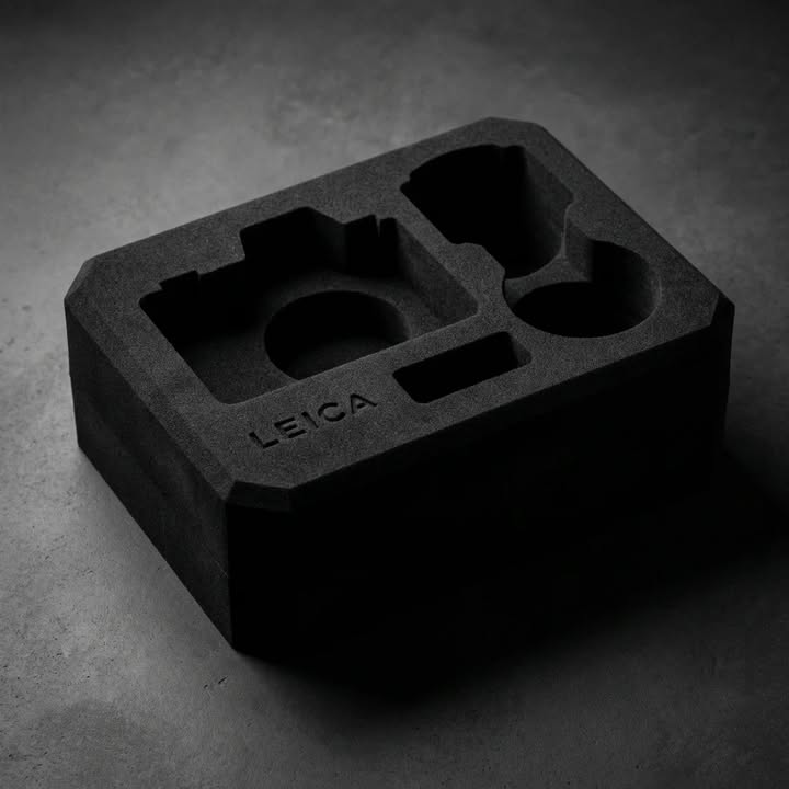 Custom die-cut EVA foam camera insert